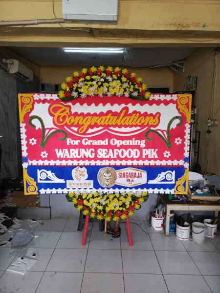 Papan Bunga Ucapan Selamat Jurangjero Sluke